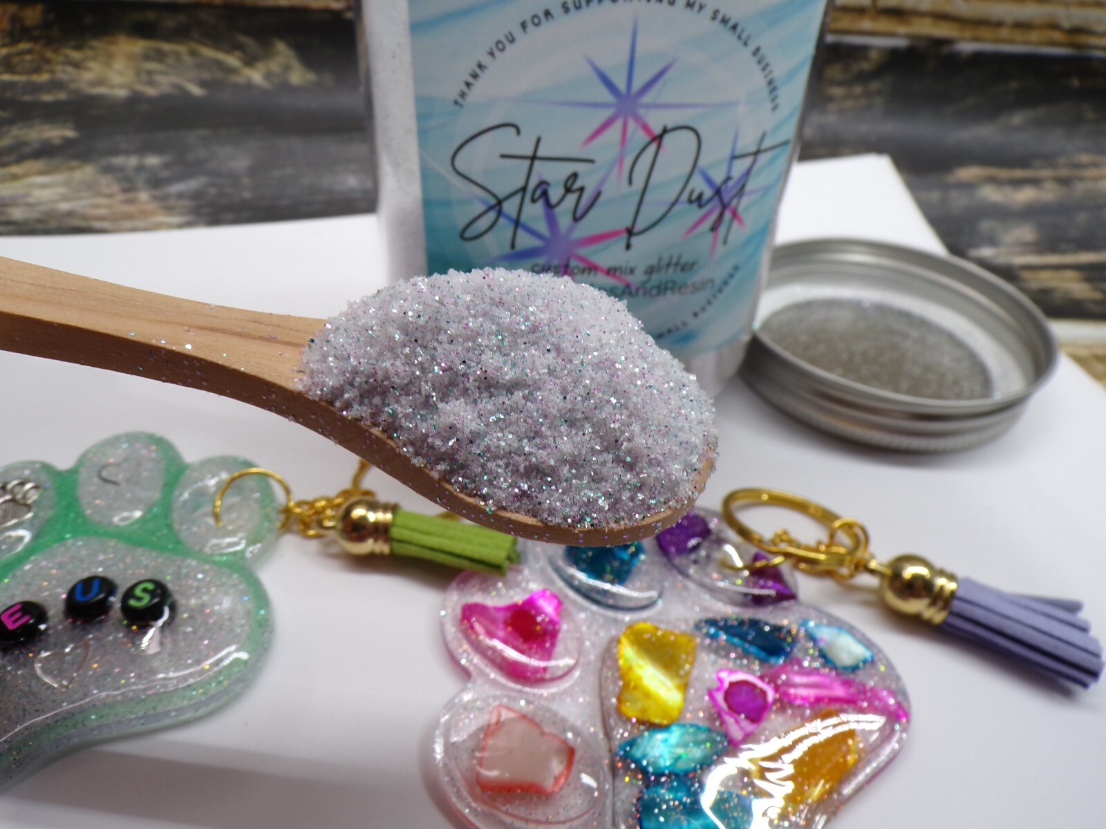 Star dust fine & ultra fine Glitter Mix (2oz) by ReptilesAndResin