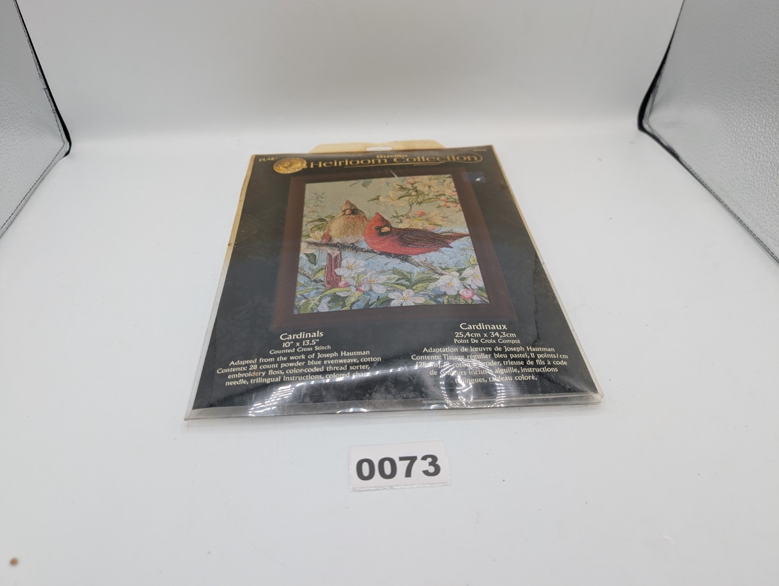 Counted Cross Stitch Kit BUCILLA Heirloom Collection CARDINALS 45479 Discontinue