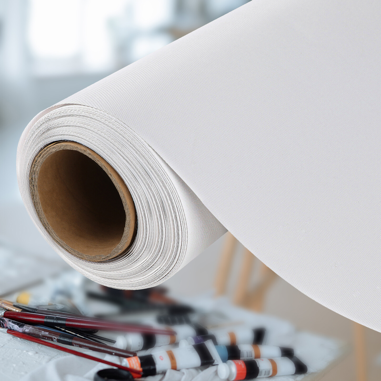 100FT Premium Polyester Canvas Roll Waterproof Matte for Inkjet Printer 24″ 36″