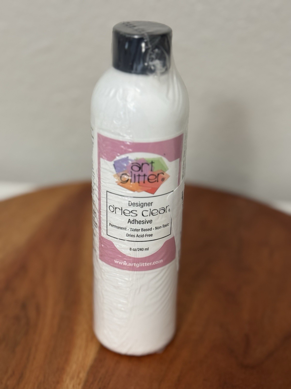 Art Glitter Designer Aries Clear Adhesive Non-Toxic Water Based – 8oz
