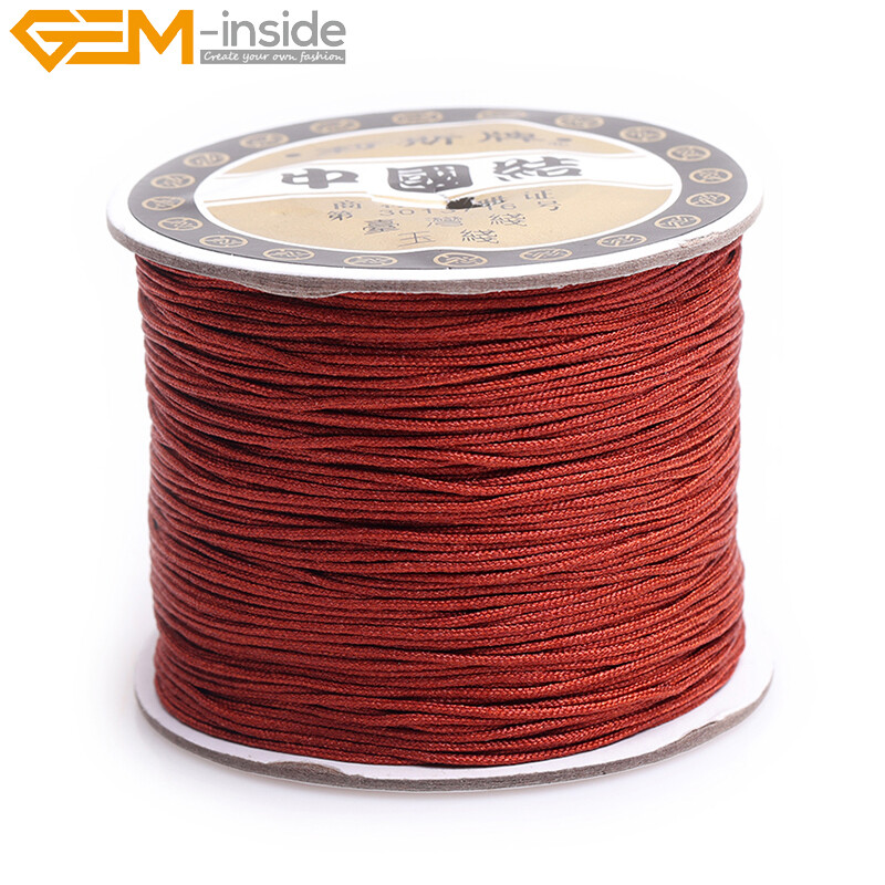 120 Meters Nylon Thread Delicate Strings Knotting Line for Jewelry Craft 0.8mm