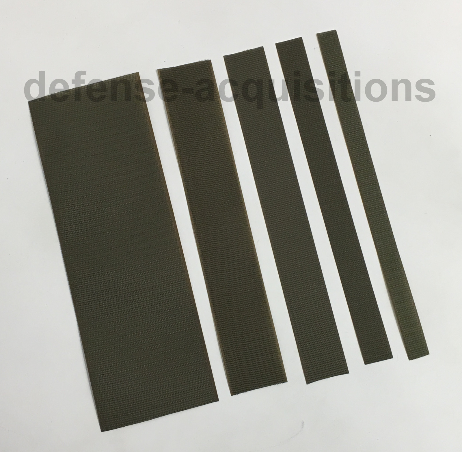 VELCRO® Brand HOOK Fastener- Sew On Mil-Spec Military tape RANGER GREEN
