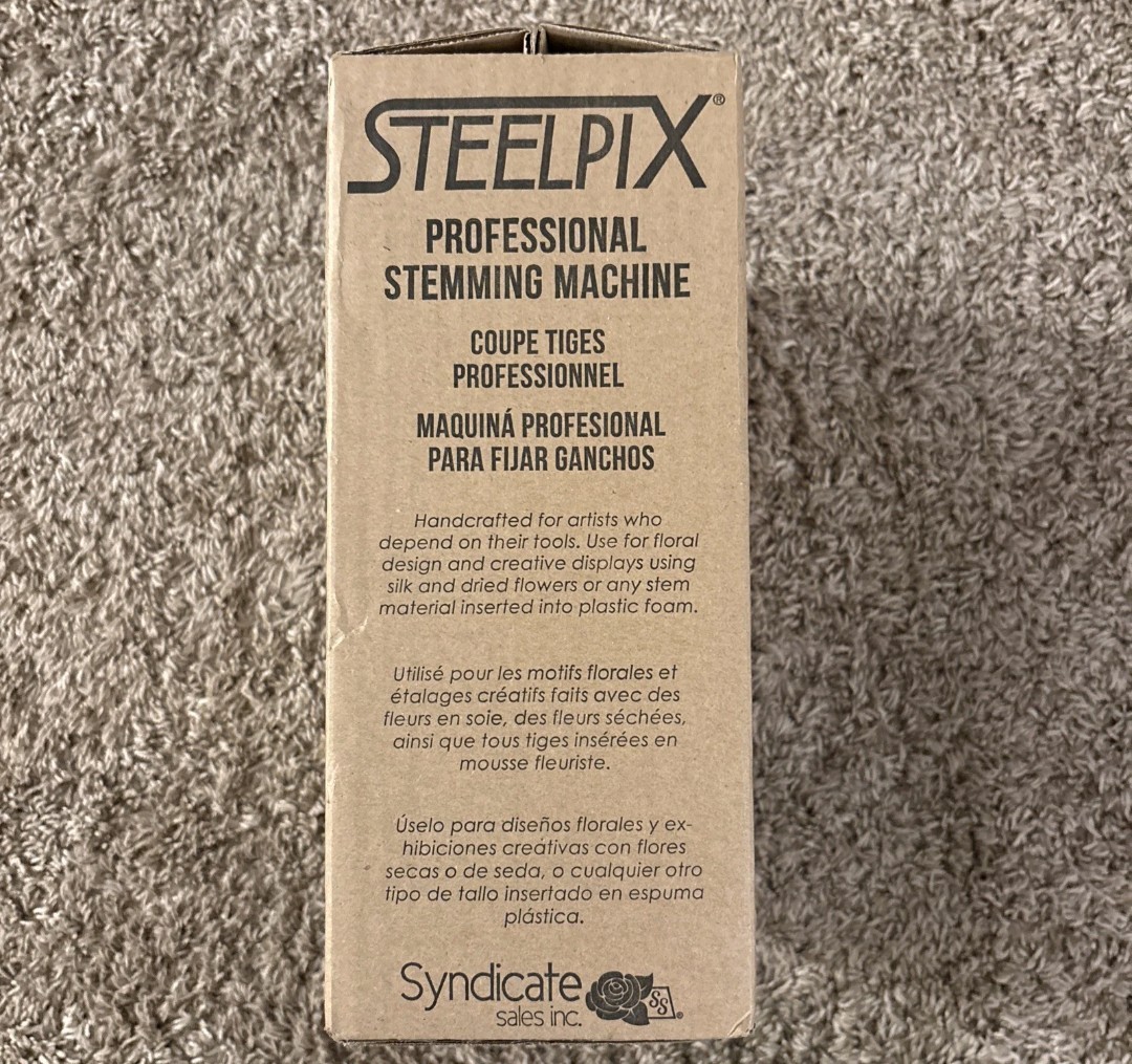 STEELPIX Professional Stemming Machine 35g #800 Syndicate Sales Inc Brand New