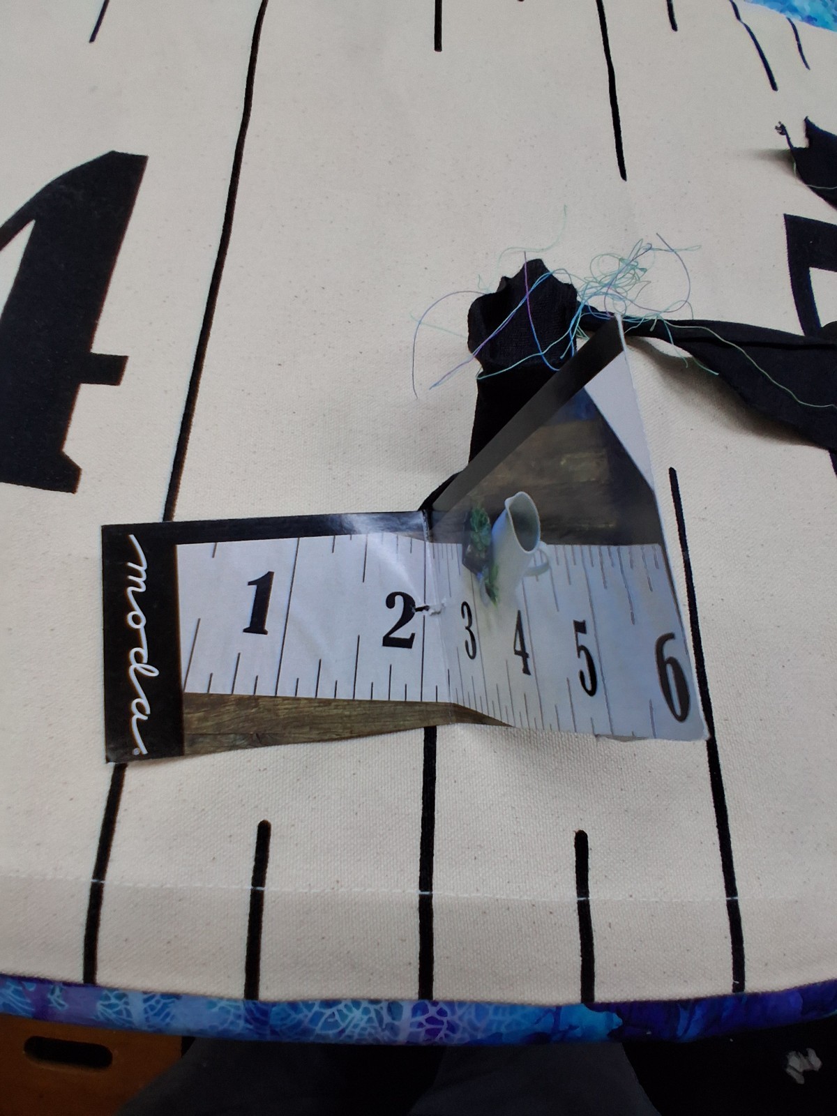 Moda Fabrics Fun Stuff Measure Up! Ruler Table Runner 16×72 Cotton