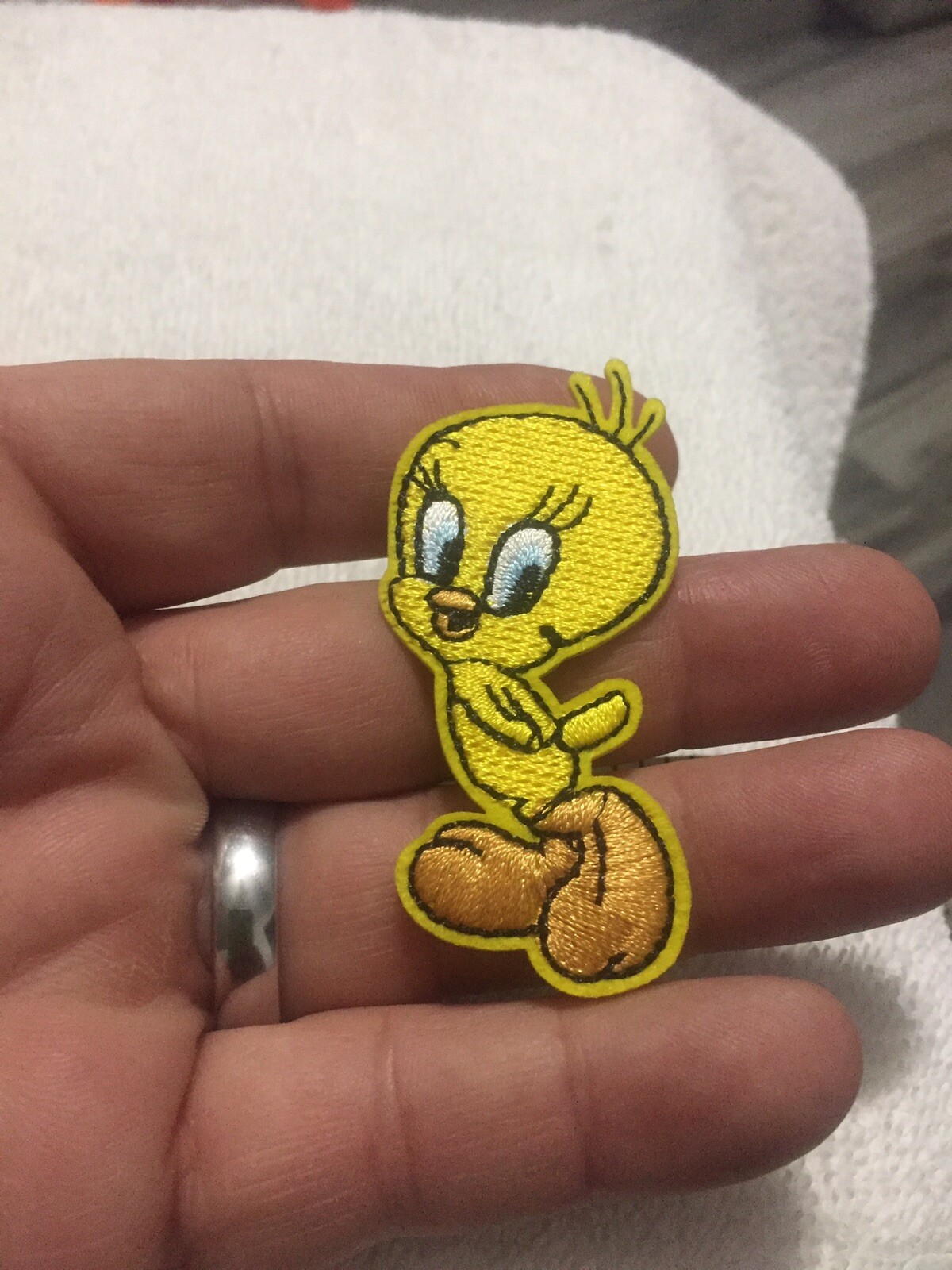 Tweety Bird WB Looney Tunes Yellow Canary Style 1 Iron On Patch New