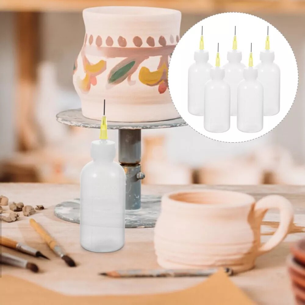50ml Precision Applicator Bottles, 10Pcs Needle Tip Squeeze Bottle Squeeze