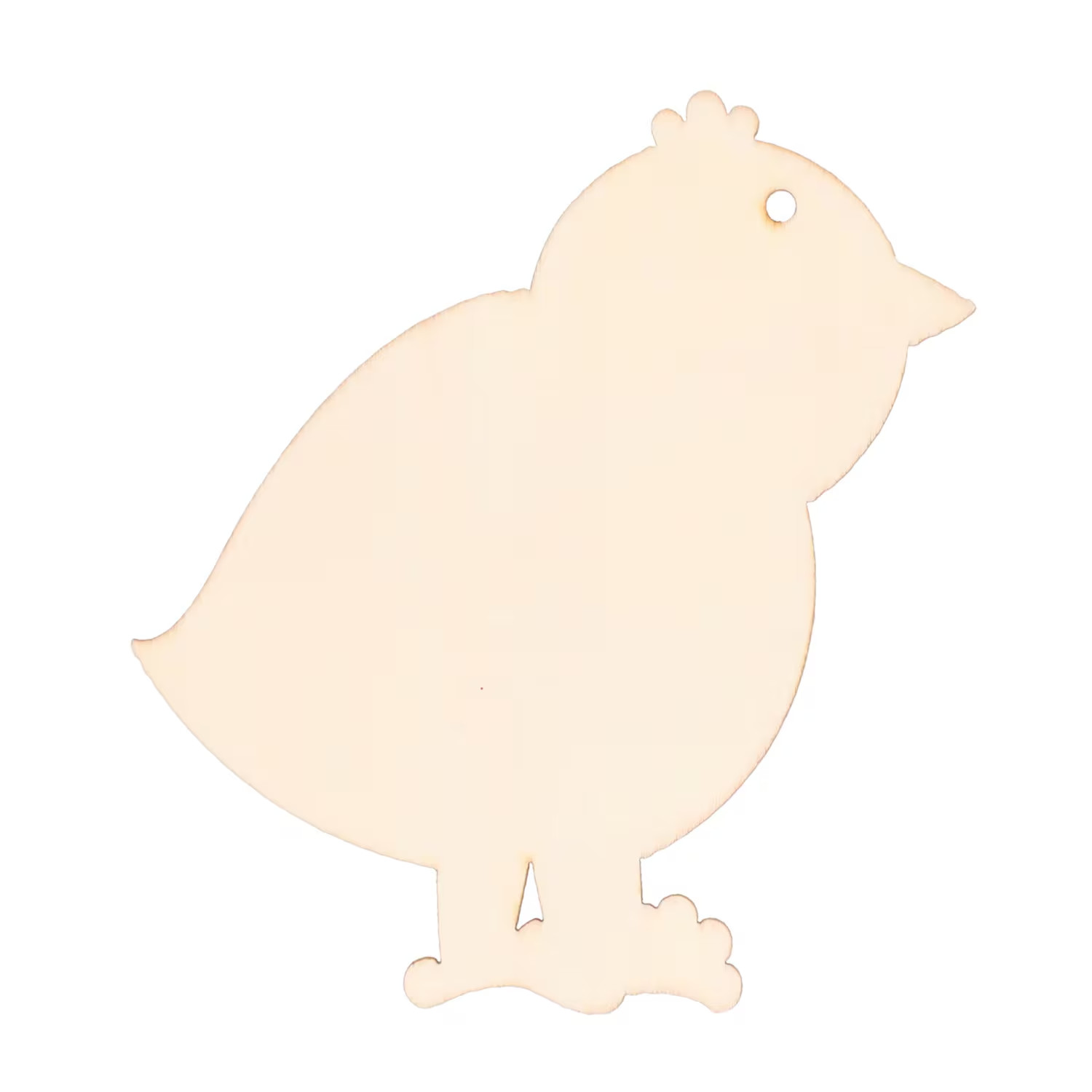4 Inch Easter DIY Chick Wooden Pieces New 10 PCS Pack Ornaments