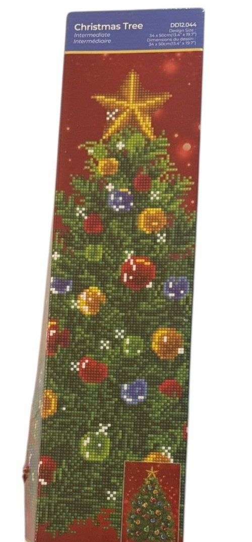 Christmas Tree DIAMOND DOTZ Diamond Embroidery Facet Art Kit Size 13.4″ x 19.7″