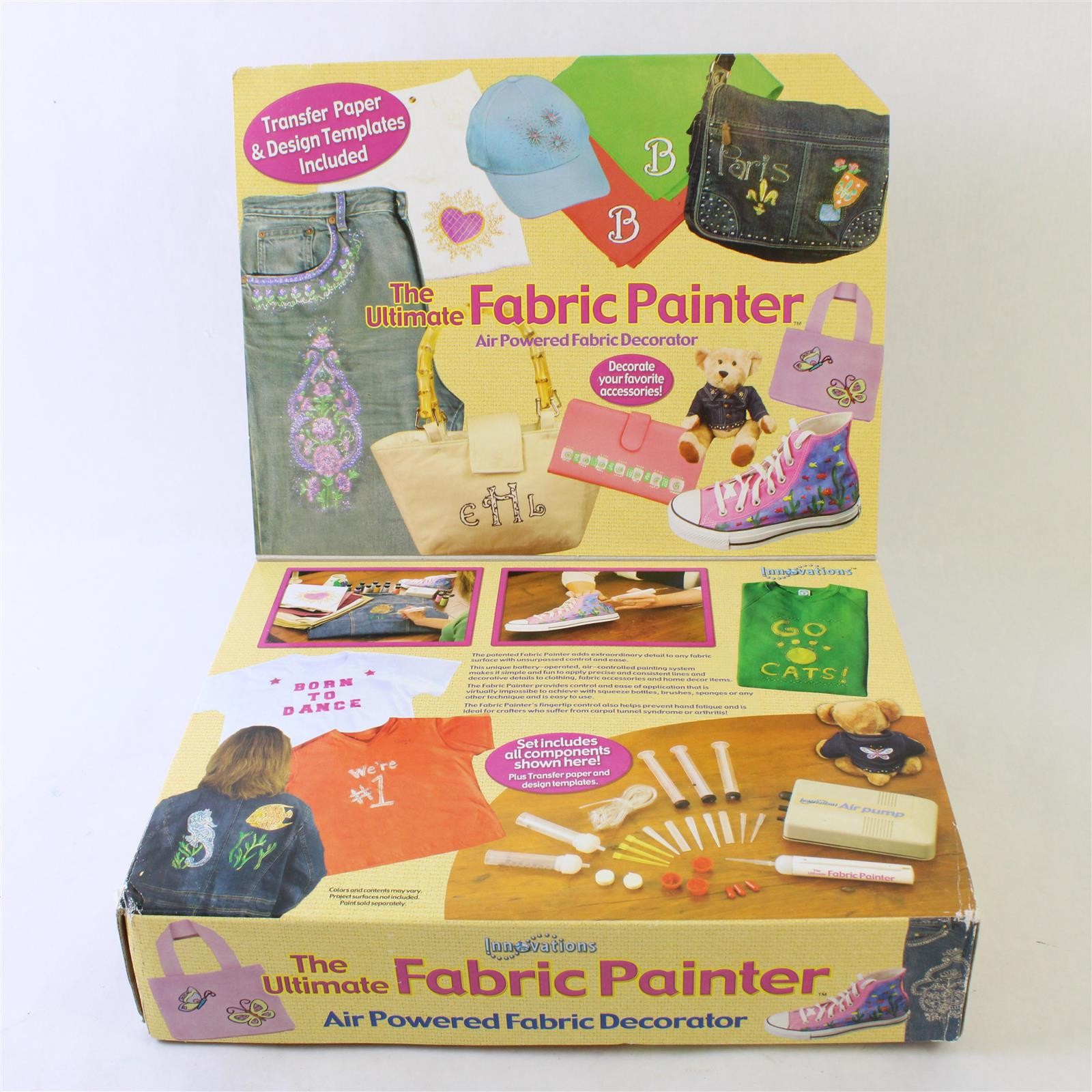 Innovations The Ultimate Fabric Painter Air Powered Fabric Decorator Kit 5010-08