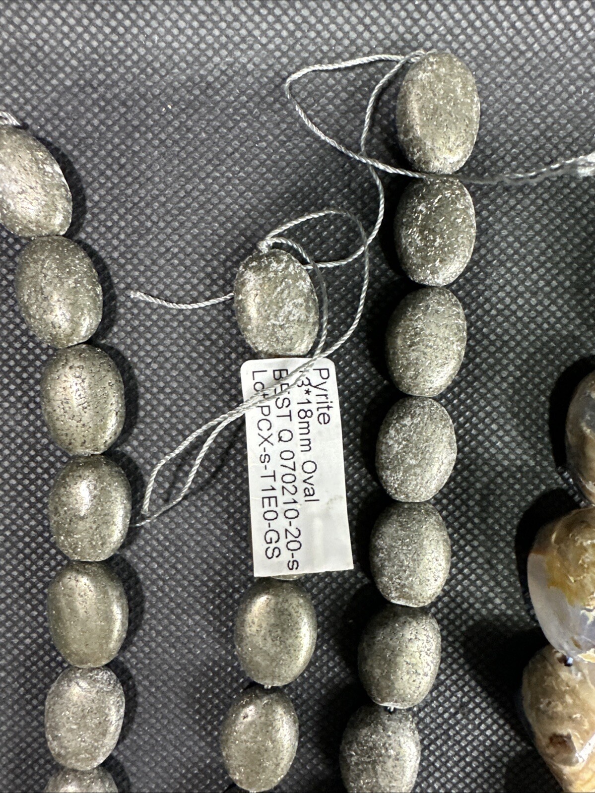 Lot of Fine Jewelry Strands Of Beads,Spacers, Pearls, Pyrite, Fire Agate & Other