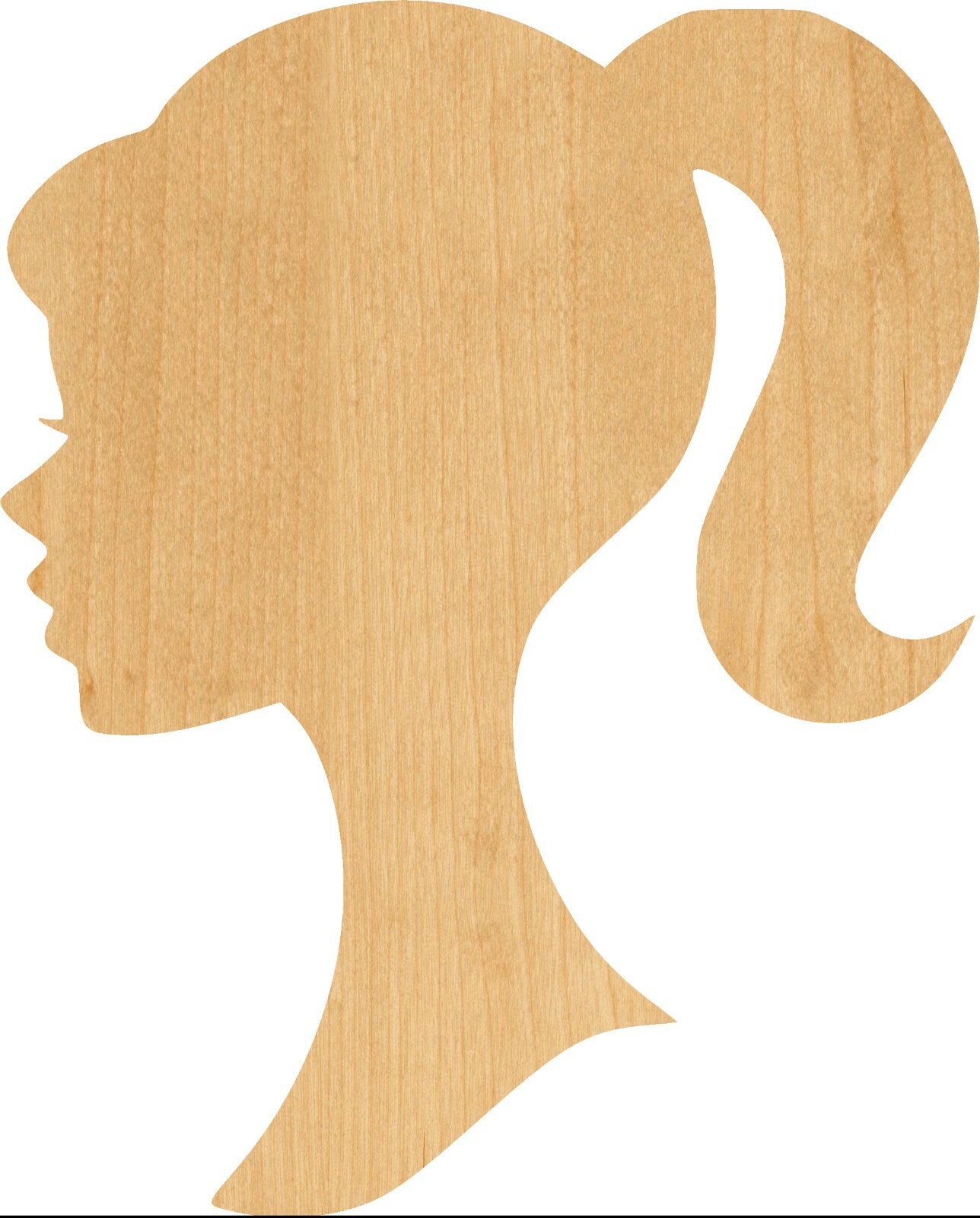 Barbie Laser Cut Out Wood Shape Craft Supply – Woodcraft Cutout