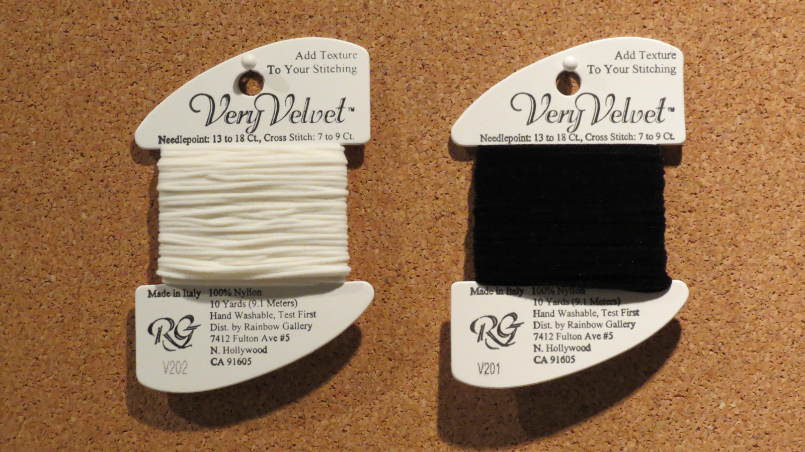 Rainbow Gallery Very Velvet Fiber – Thread – Needlepoint – Embroidery