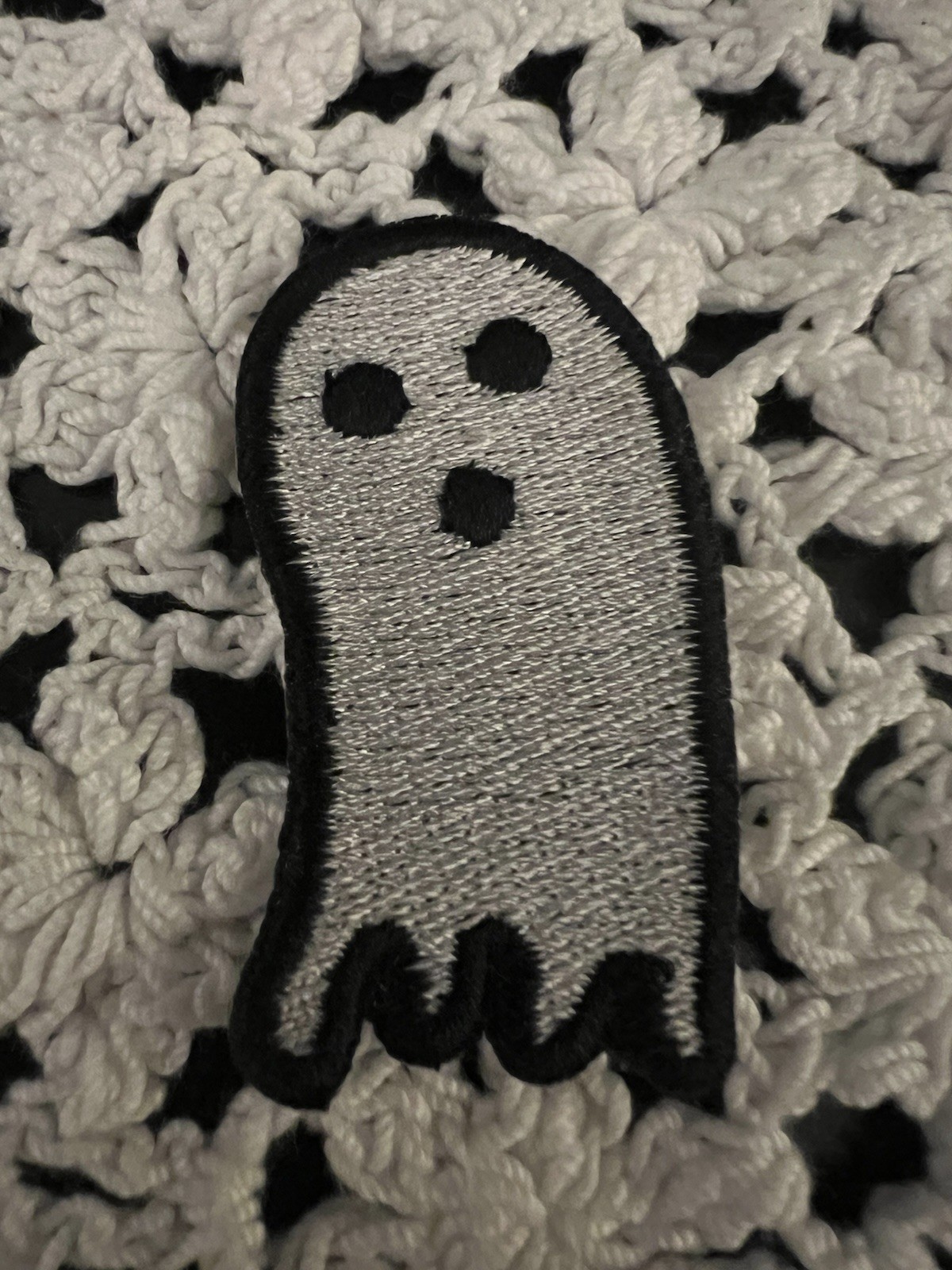 Ghost Embroidered Patch Iron On/ Sew On
