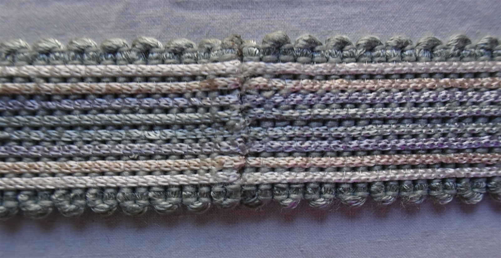 13.5 Yards Flat Woven Decorative Fabric Braid Trim, Curtains Drapery Upholstery