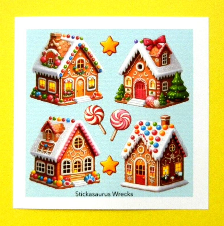 Gingerbread Houses Mini Sticker Sheet