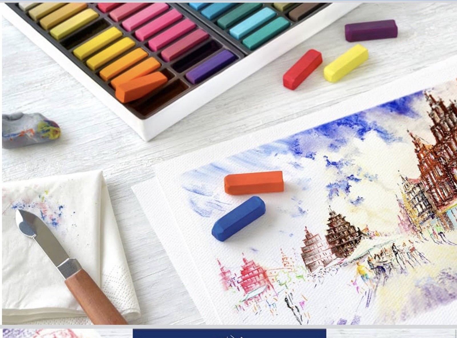 Faber-Castel FC128272 Creative Studio Soft Pastel Crayons (72 Pack), Assorted