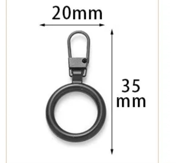4 PCS Detachable Zipper Pull Replacement Zippers Pull Tabs Zipper Sliders Repair