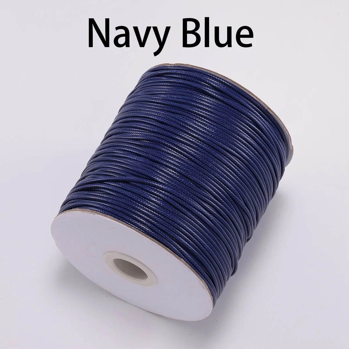 Waxed Cotton Cord Black Jewelry Making Thread 0.5-2mm Necklace Rope String