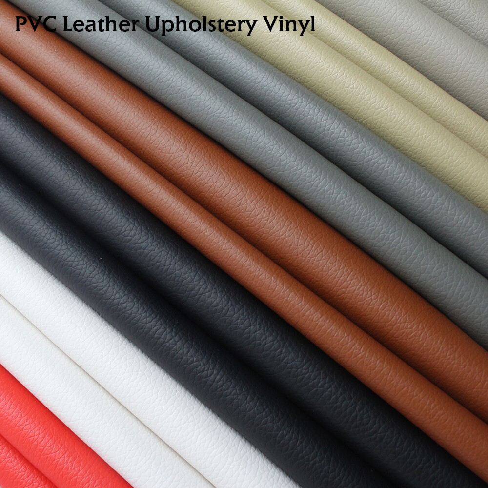 Marine Grade Vinyl Faux Leather Sheet Soft PVC Synthetic Leather Pleather Fabric