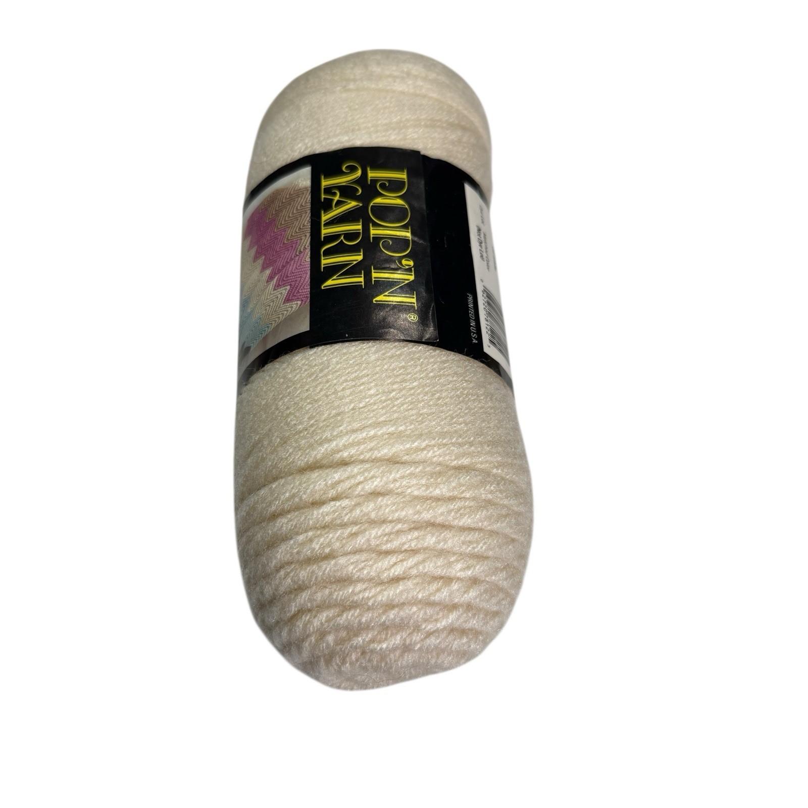 Yarn Off White Pop’N A8-122 Super Half Pounder Skein 8oz New Vintage No Dye Lot