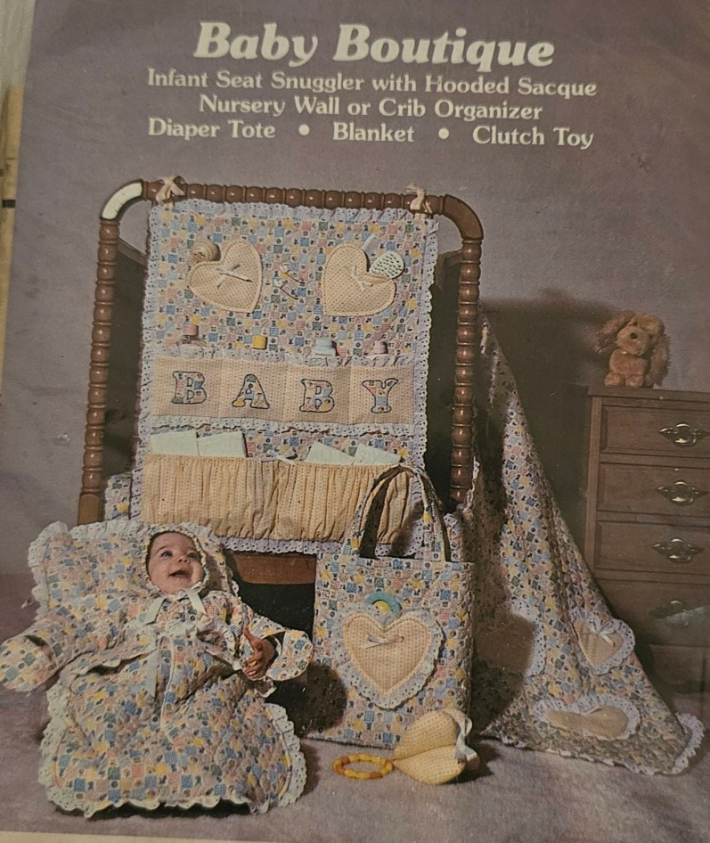 Gingham Goose Baby Boutique Infant Sacque Blanket Toy Newborn-6 months Uncut
