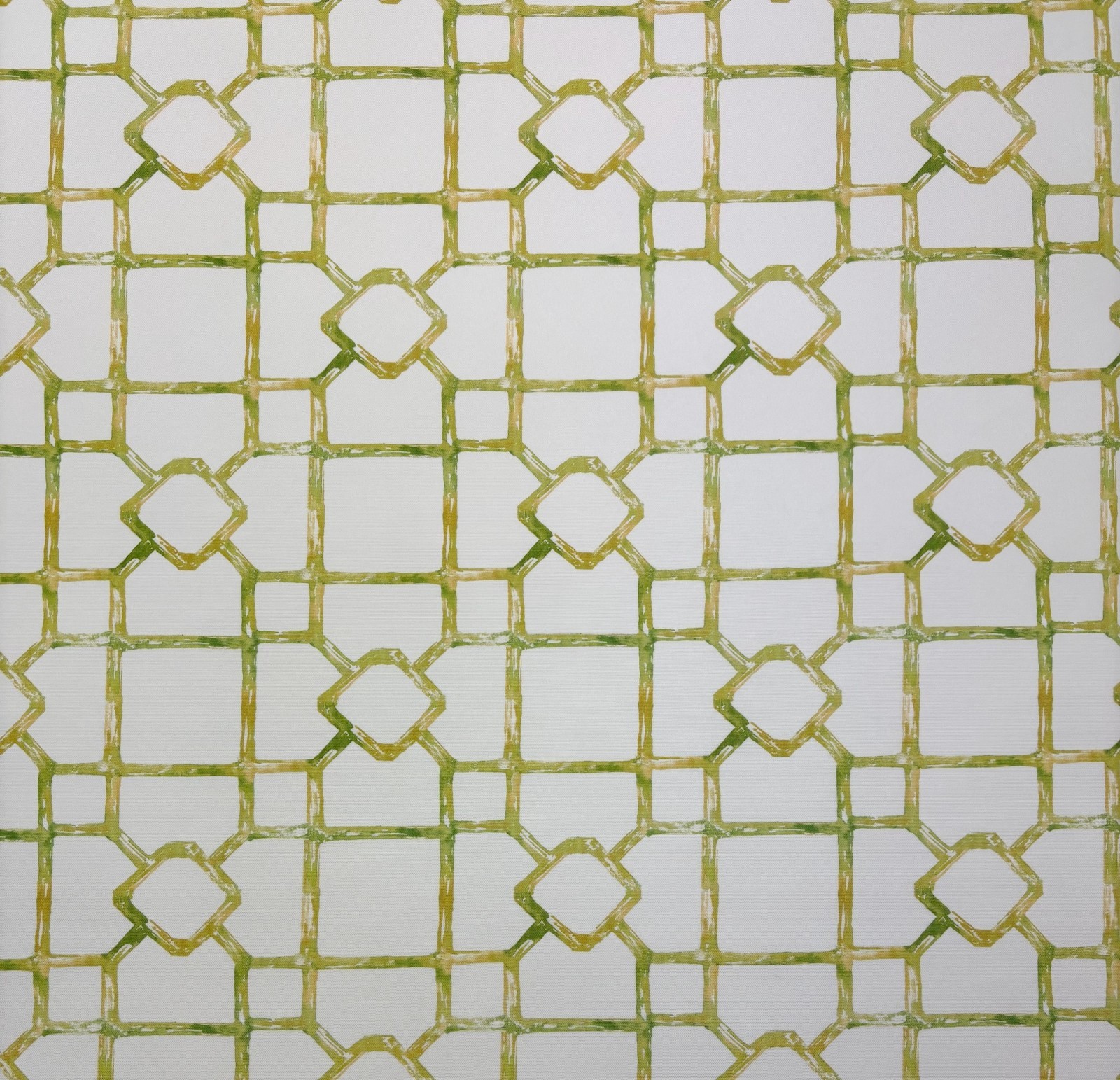 COVINGTON DINAH LIME GREEN LATTICE GEOMETRIC OUTDOOR INDOOR FABRIC BY YARD 54″W