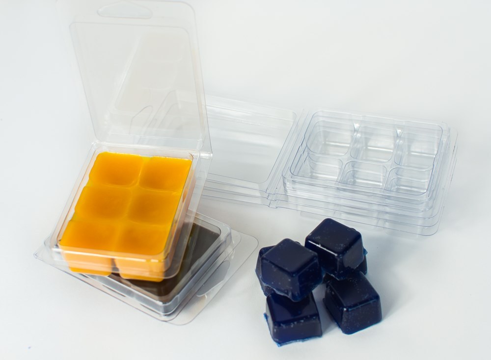 Tart Melt CLAM SHELL Molds 100 PIECES -FREE Shipping-MADE IN USA