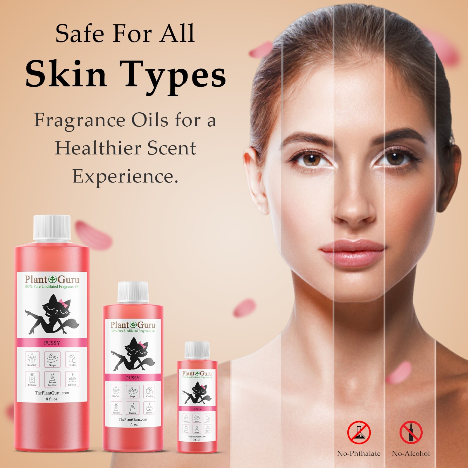 Pussy Perfume Fragrance Body Oil (Women) For Skin, Soap and Candle Making Bulk