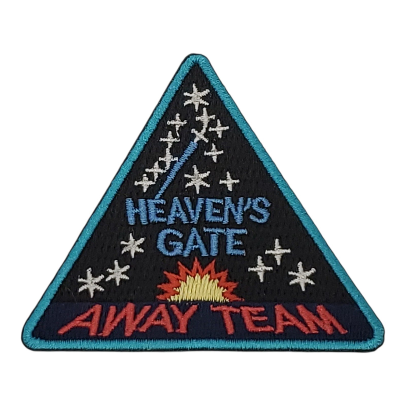 Vintage Heaven’s Gate Away Team Cult Patch. Embroidered. Iron On. 3″x2.5″