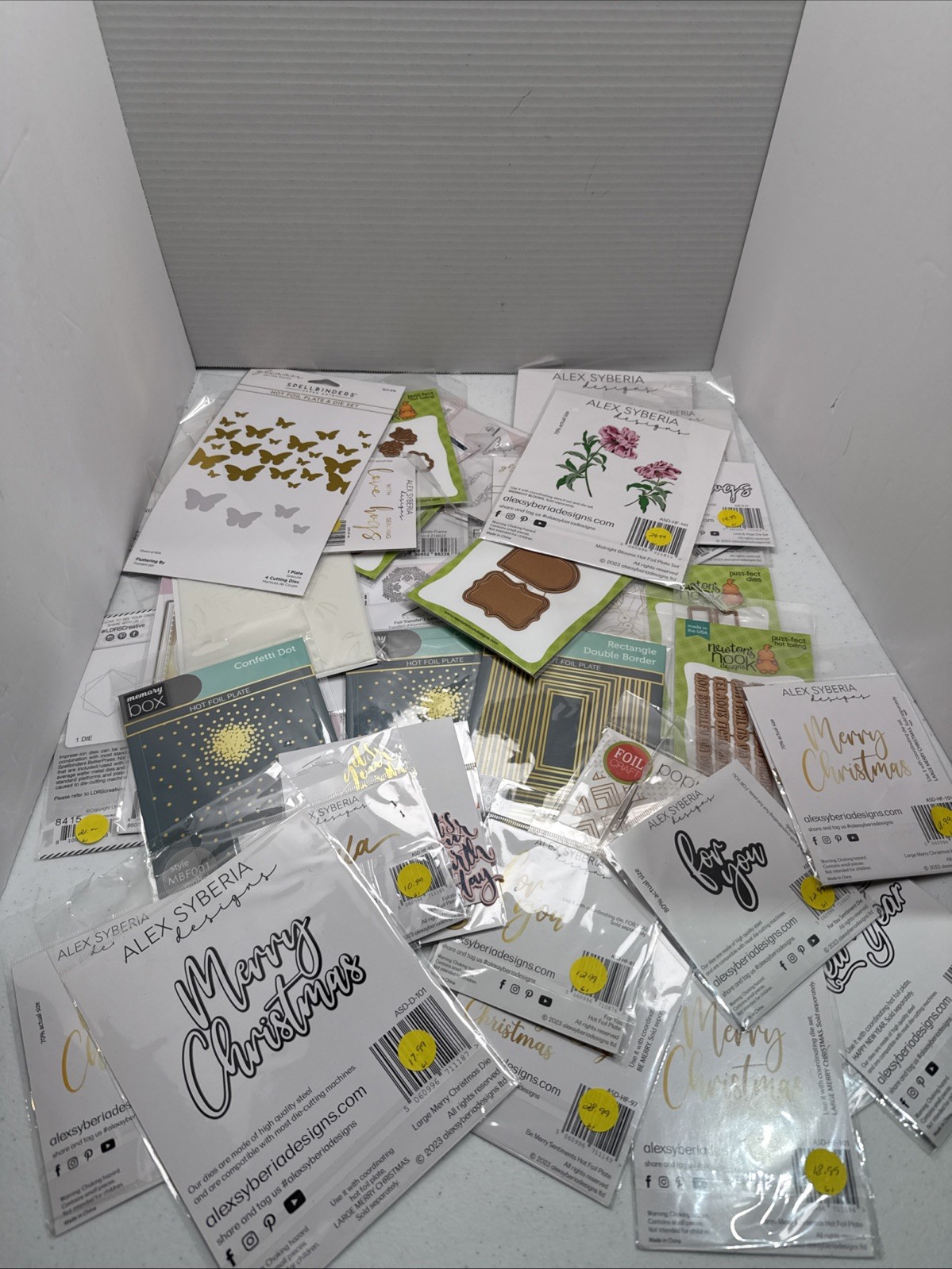 Spellbinders Plate & Die Alex Syberia And More New Huge Lot Must See
