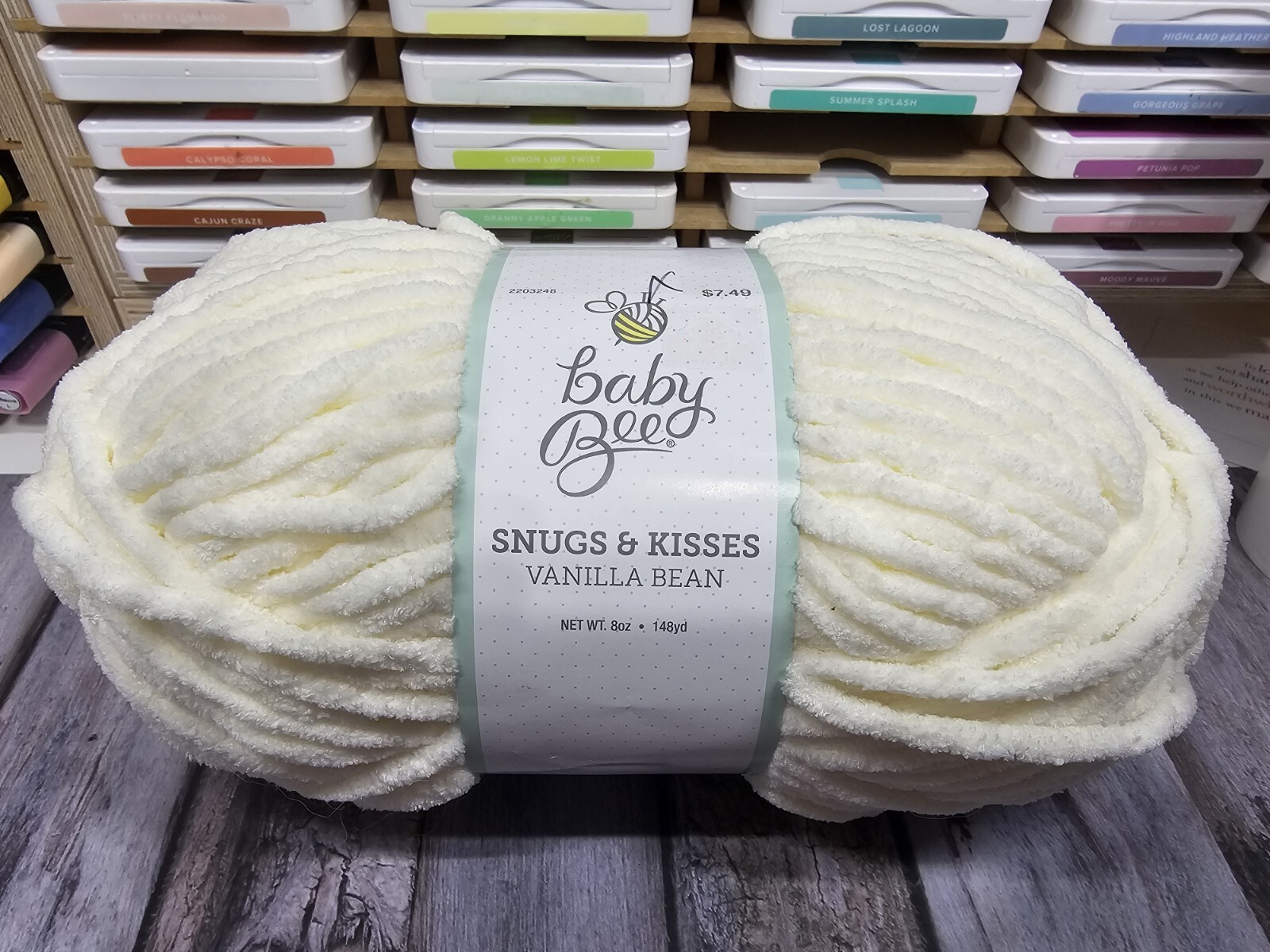 Yarn Bee SNUGS & KISSES VANILLA BEAN 8 OZ 148 yards Hobby Lobby