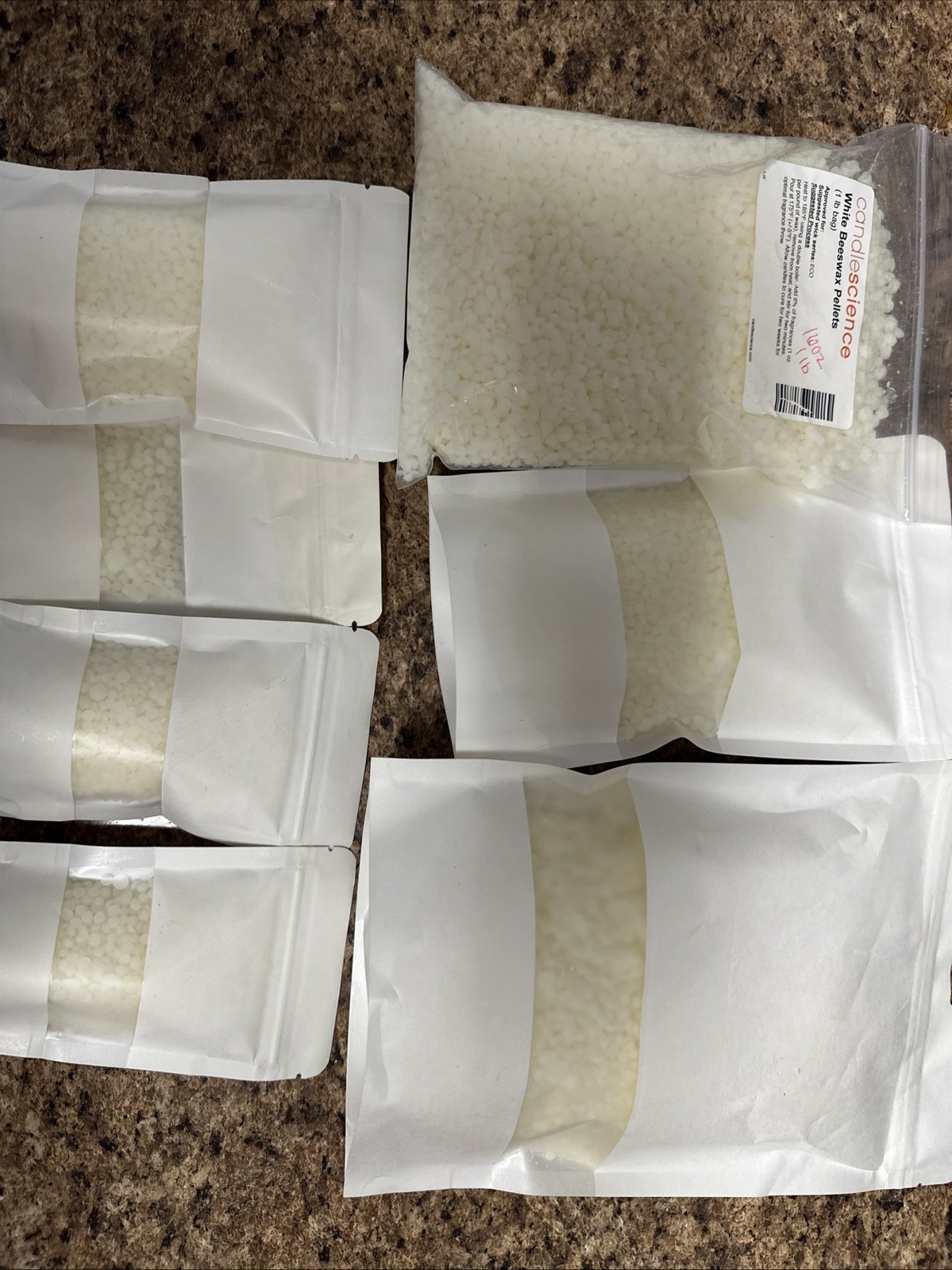 White Beeswax Pellets 100% Pure Natural Organic Beads Pastilles Bulk Wholesale