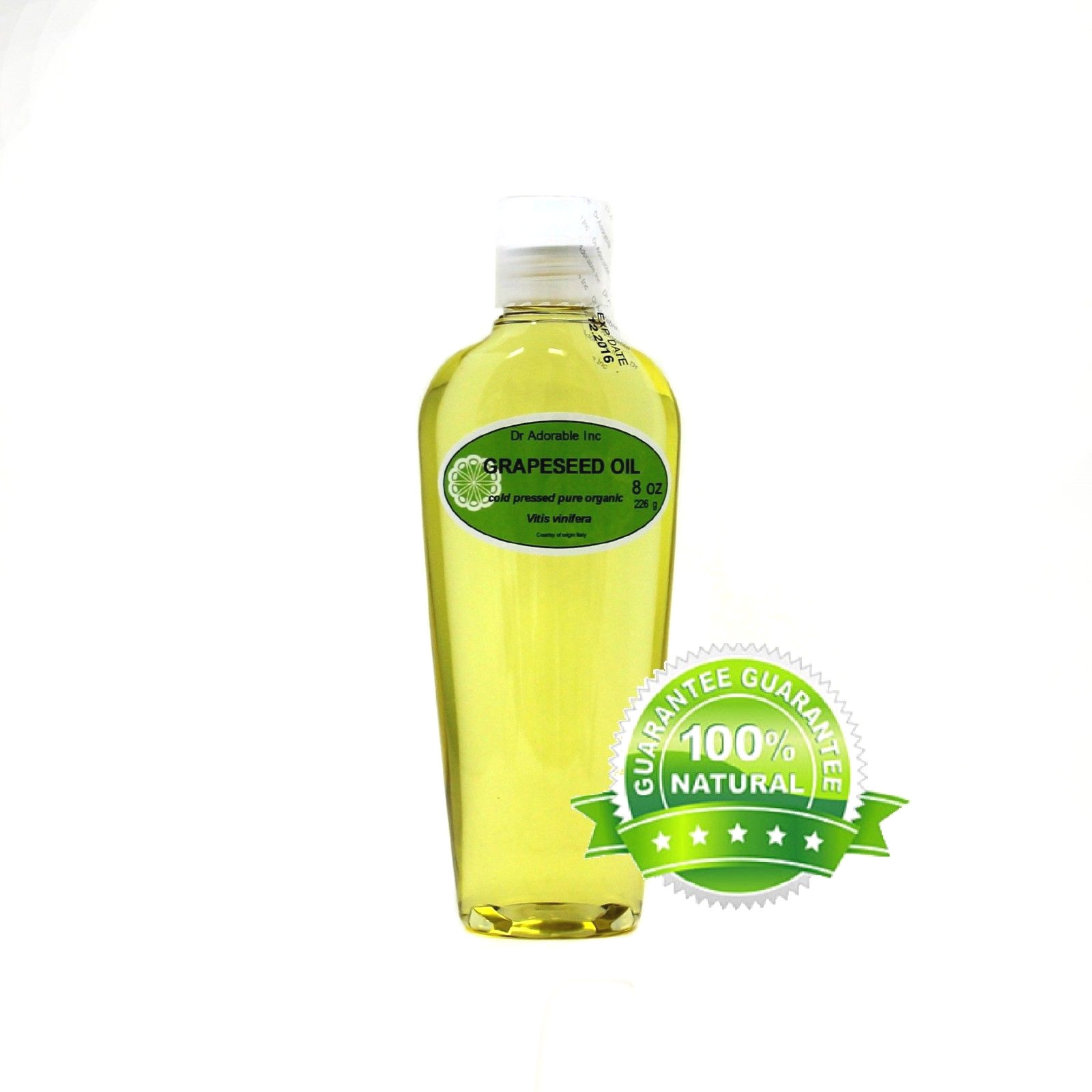 Pure Grapeseed Oil 2 oz 4oz 8oz 12oz 16 oz up to Gallon Free shipping Organic