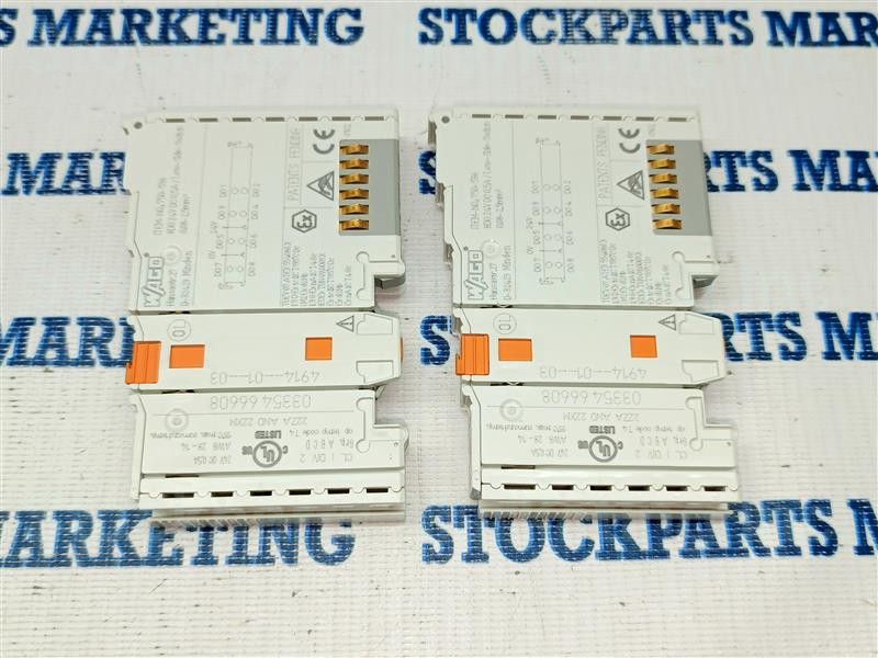 Lot 2pcs WAGO 750-536 750536 Digital Output Terminal 24V DC 0,5A 30Days Warranty