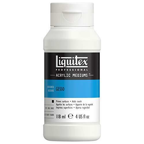 Liquitex Professional Gesso Surface Prep Medium, White, 4-oz