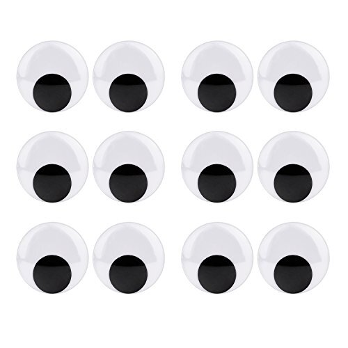12 2 Inch Large Googly Wiggle Eyes Self-Adhesive Sticker Eyes for DIY Crafts