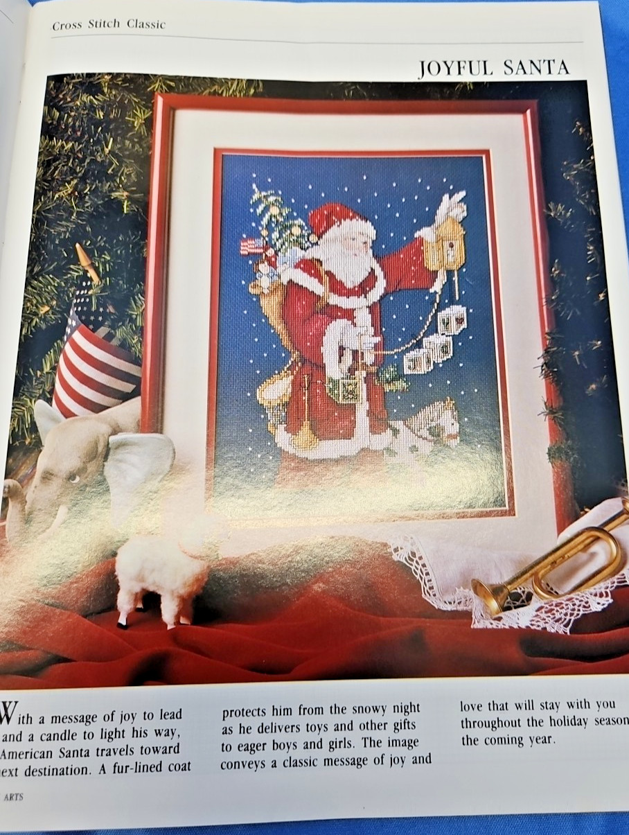 Lot of 4 For The Love of Cross Stitch Magazines Easter Christmas 4th July Fall