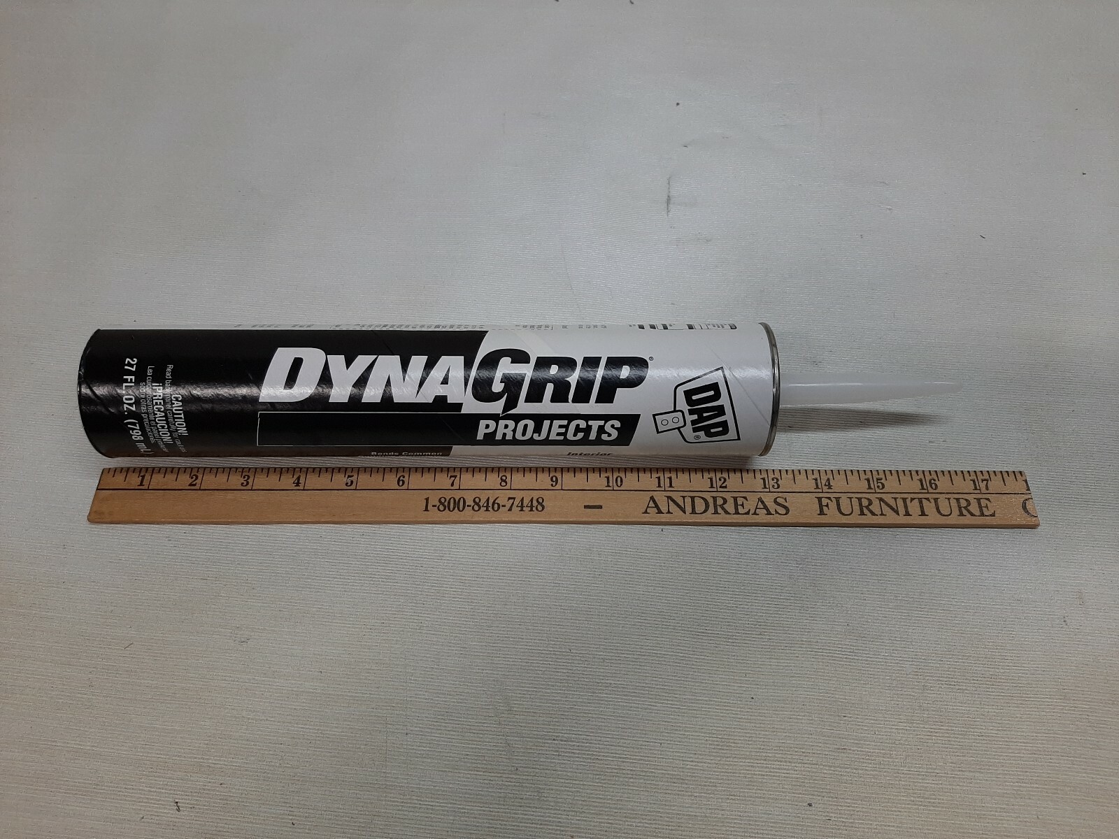 12 Pcs. 27 oz Tubes DynaGrip Projects Construction Woodworking Tool Adhesive