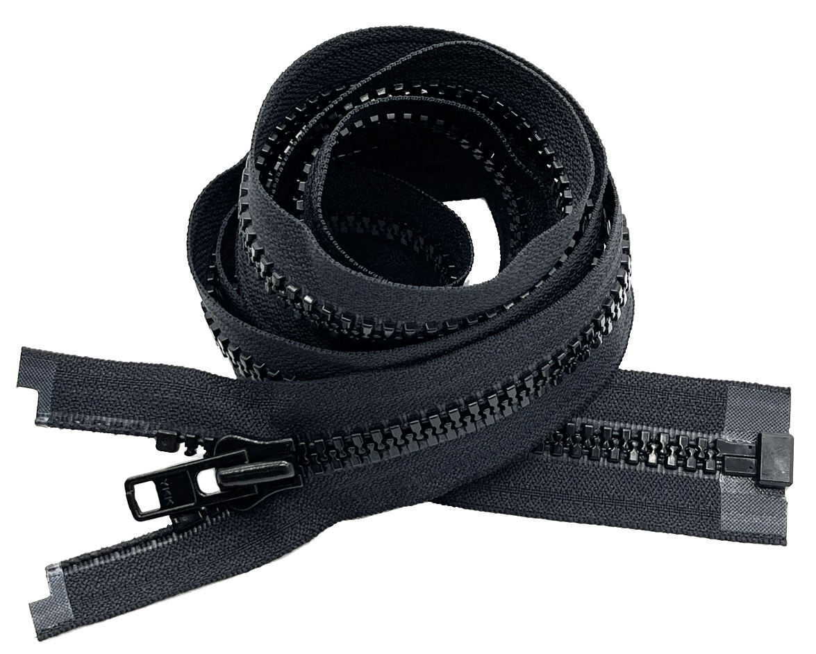 YKK #8 Molded Plastic VISLON Heavy Weight Separating Jacket Zipper 5″- 72″