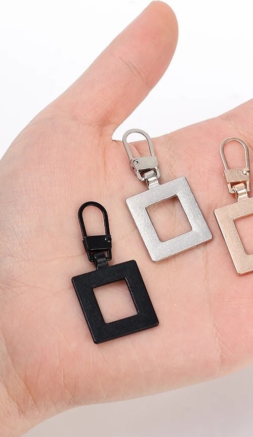 4 PCS Detachable Zipper Pull Replacement Zippers Pull Tabs Zipper Sliders Repair
