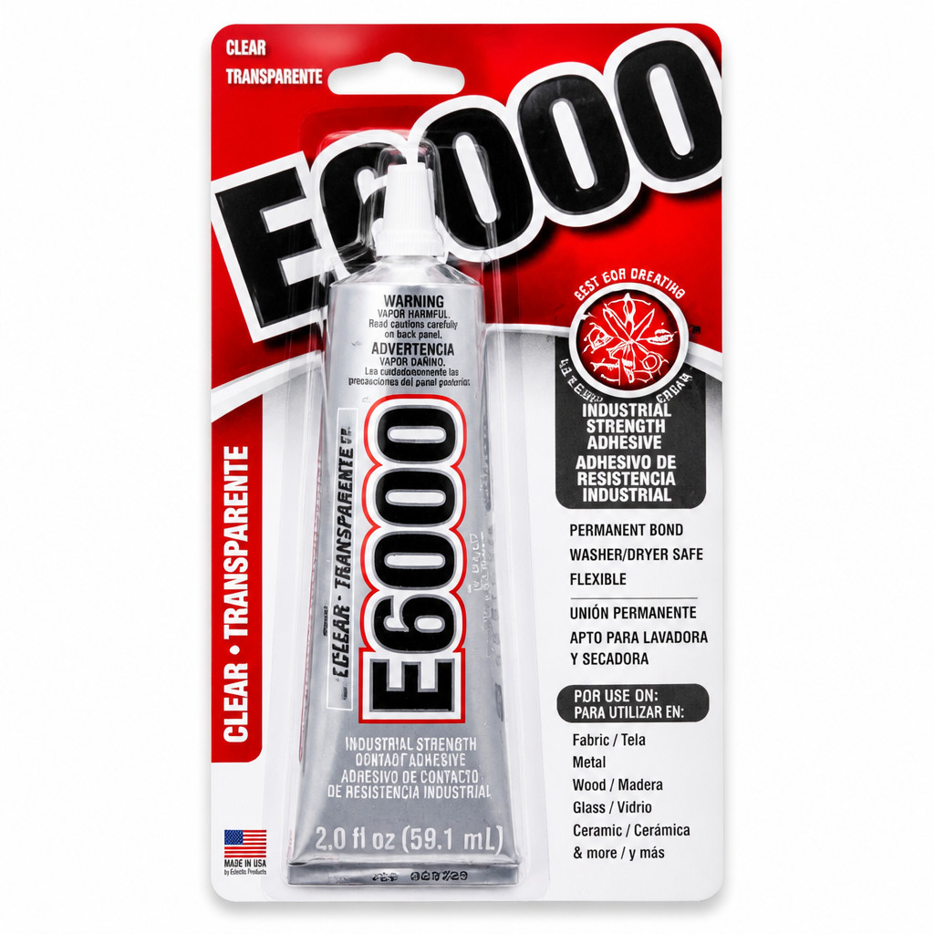 E6000 All Purpose Industrial Strength Adhesive Permanent Bond Crafts Glue 2oz