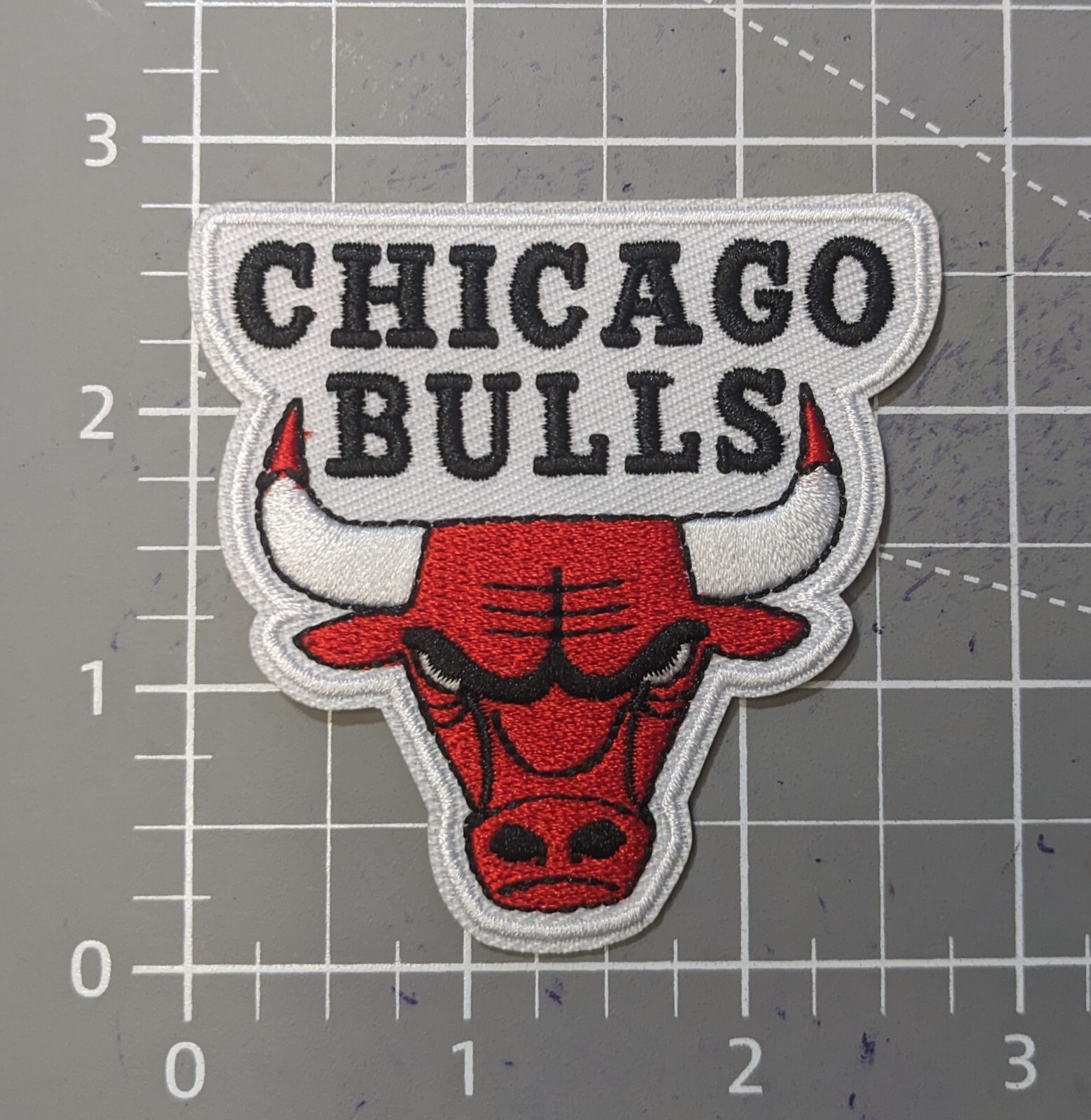 Chicago Bulls Patch 2.75×2.75″ NBA Basketball Sports League Embroidered Iron On