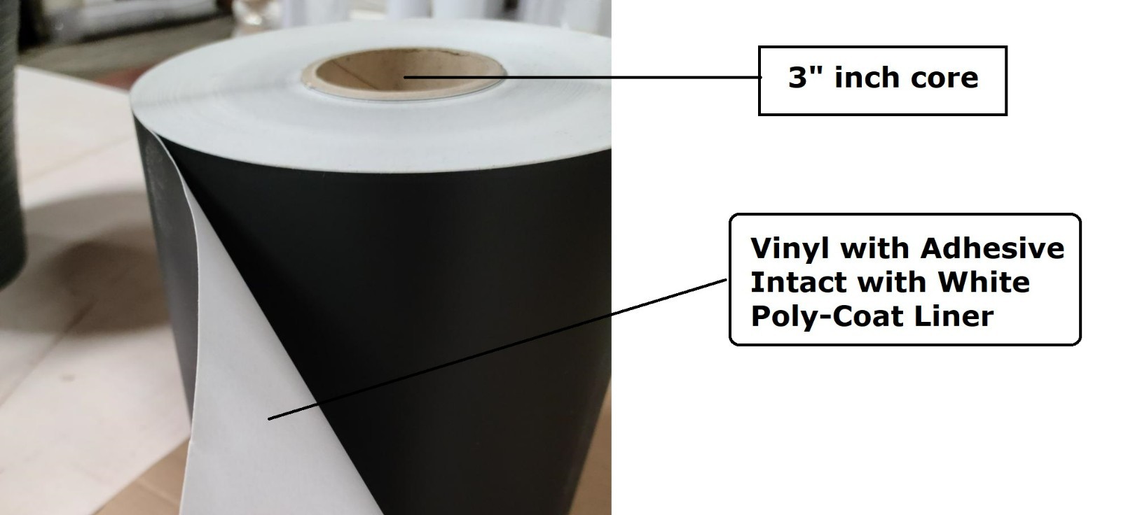 5.0mil Chalk Board Opaque Blockout Vinyl Film with Pressure-Sensitive Adhesive