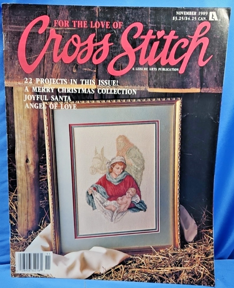 Lot of 4 For The Love of Cross Stitch Magazines Easter Christmas 4th July Fall