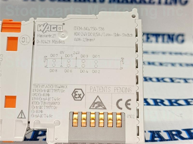 Lot 2pcs WAGO 750-536 750536 Digital Output Terminal 24V DC 0,5A 30Days Warranty