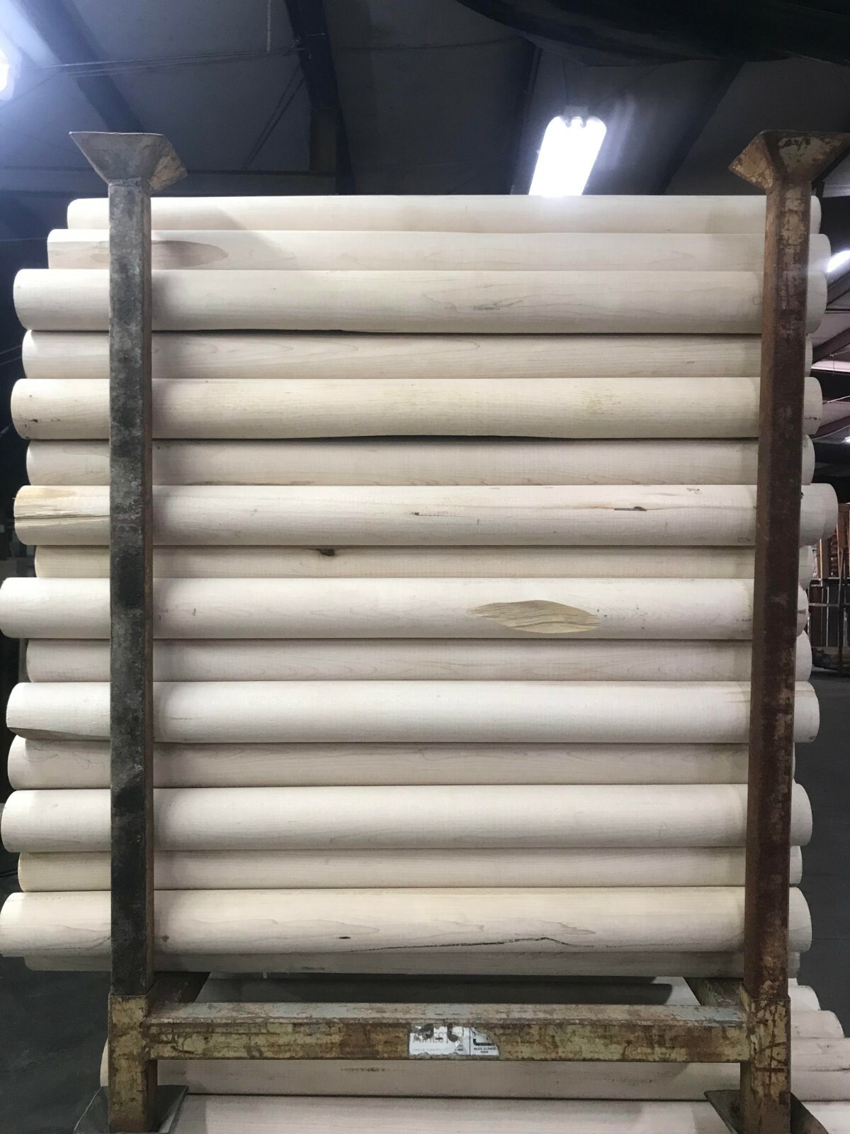 2-3/4″x36″ *FACTORY-SECOND* CURLY Hard Maple Dowel *Kiln Dried* Turning Wood