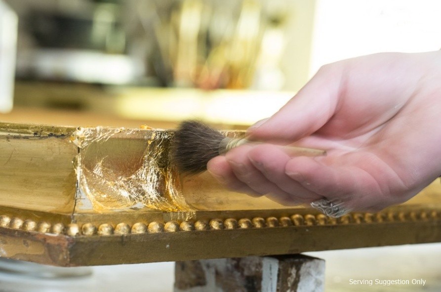 300 Sheets Pure Thai Gold Leaf Sheets for Creative Craft Decoration Projects