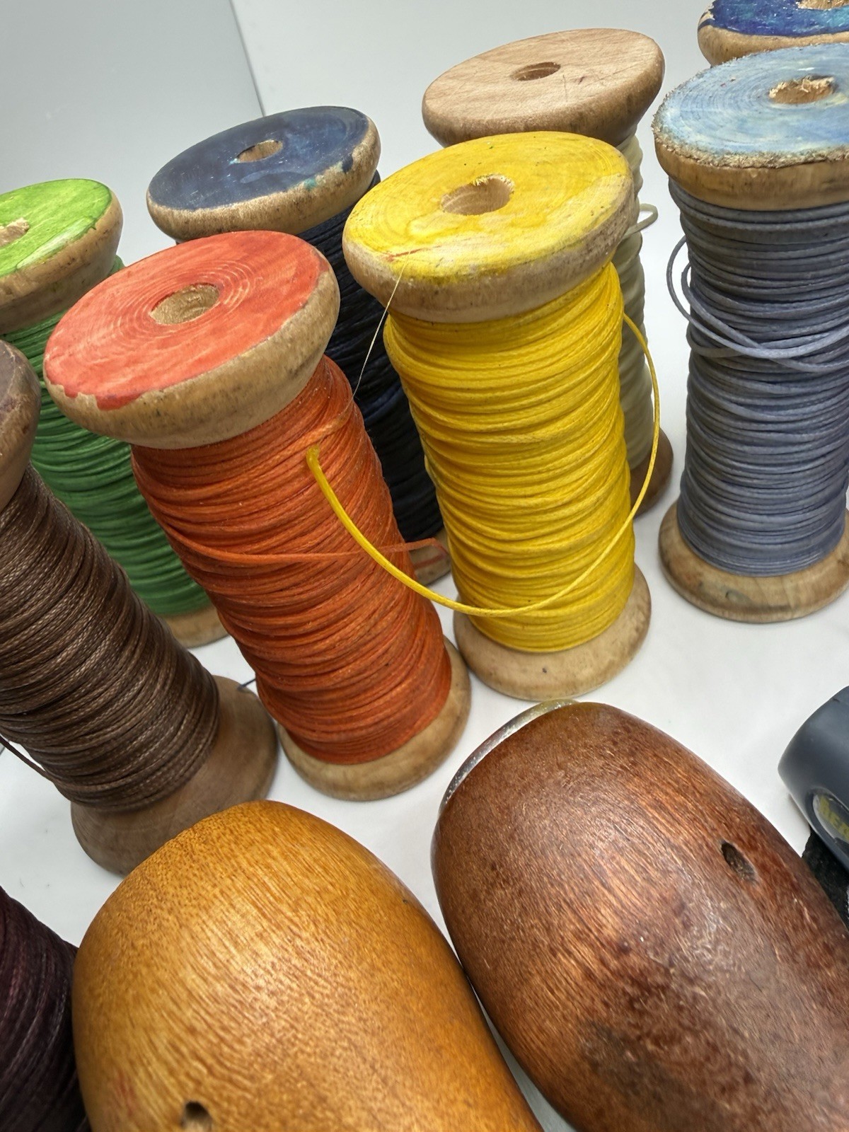 Ritza 25 Tiger Thread 1.0mm Waxed Thread Lot + Leatherworking Tools Huge Bundle