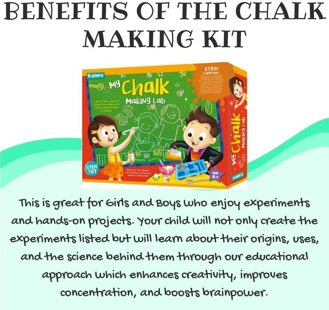 Explore STEM Learner My Chalk Making Lab DIY Science Kit