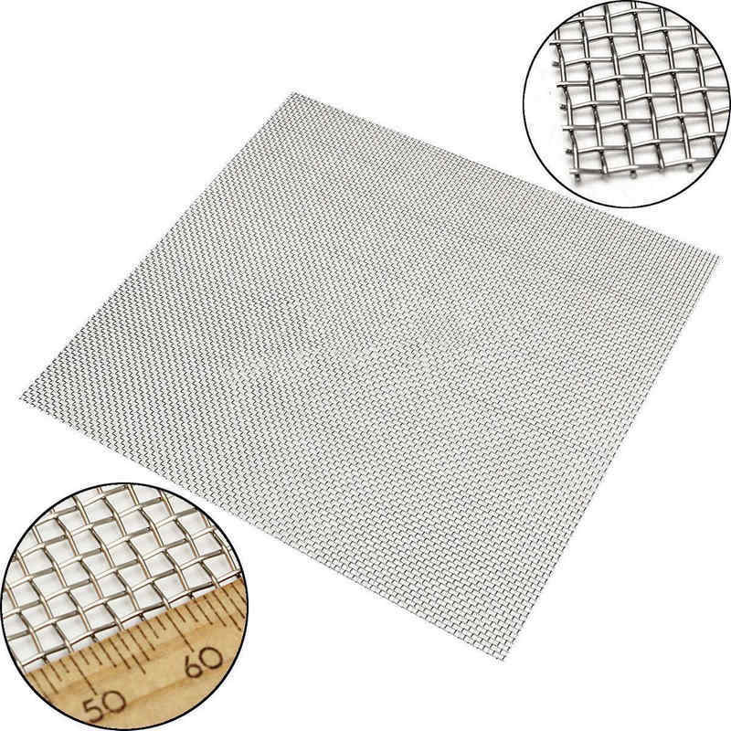 10/100/300/500 Mesh Stainles Steel Micron True Fine Screen Filtration Filter